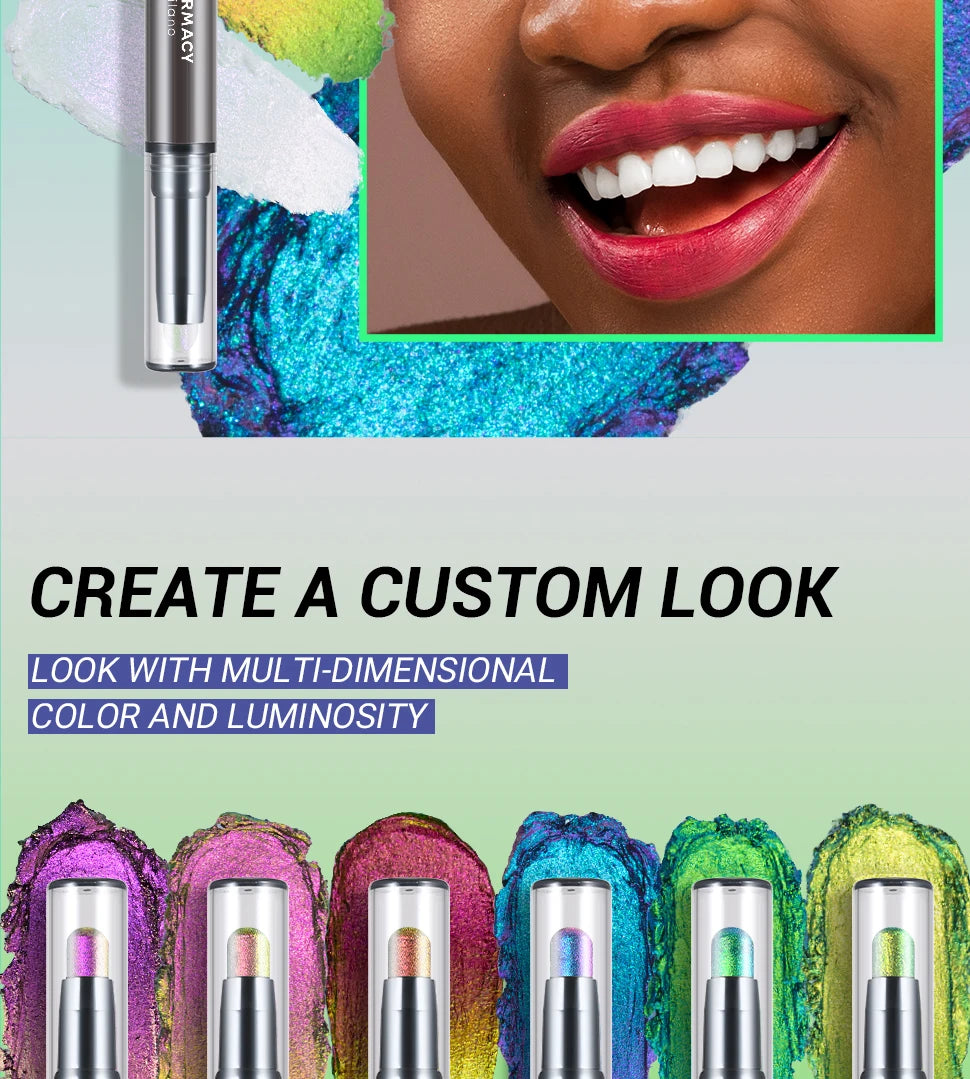 2-in-1 Multichrome Glitter Eyeshadow Stick