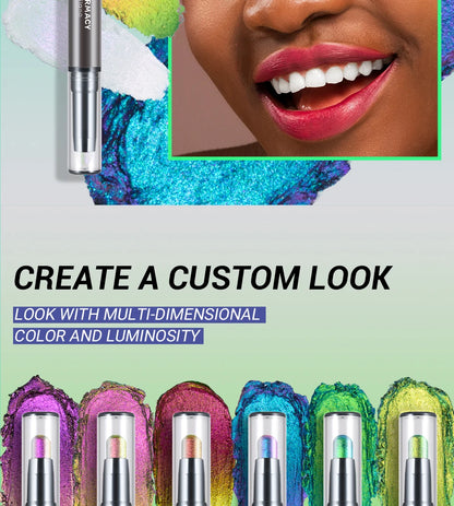 2-in-1 Multichrome Glitter Eyeshadow Stick