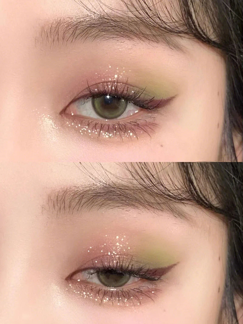 Autumn & Winter Orange Eyeshadow Palette – Matte & Pearlescent Shades for Warm Looks