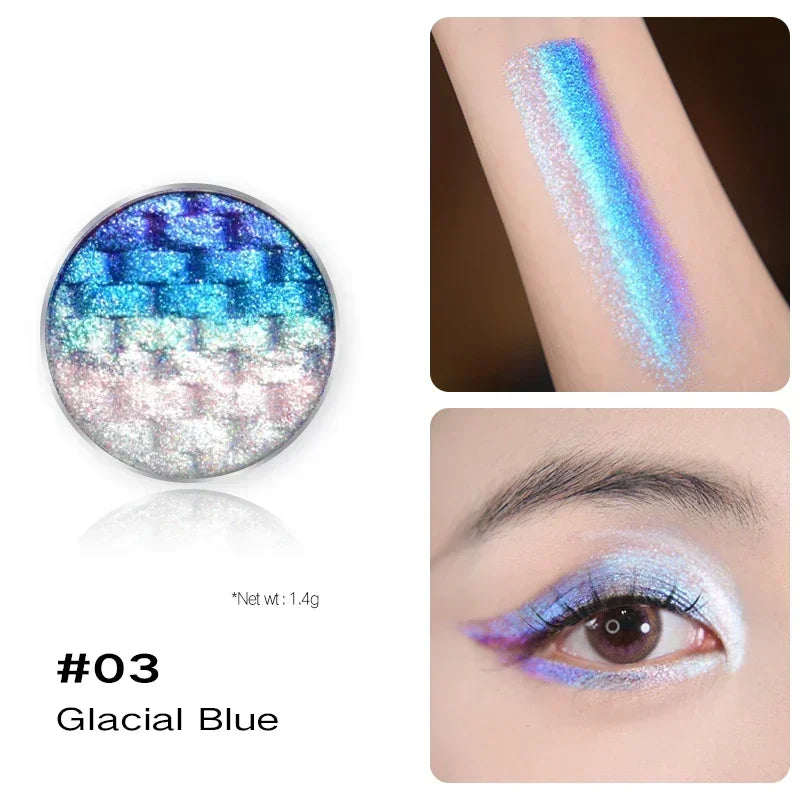 Rainbow Duochrome Multichrome Eyeshadow Set (5 Colors)