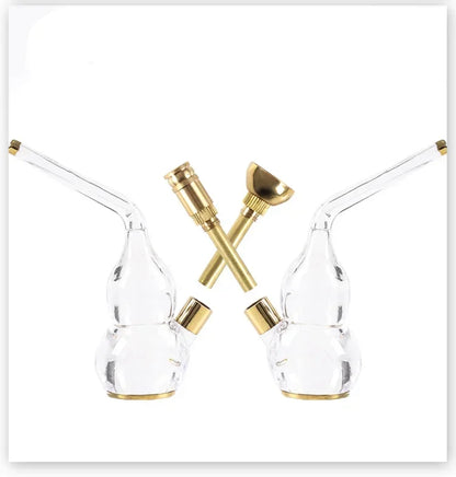 Mini Dual Acrylic Filter Bottle – Compact Multi-Use Water Bottle Accessory (106×90×38mm)