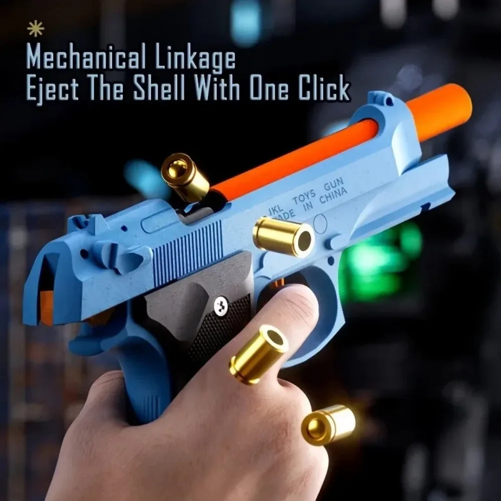 Shell Ejecting Soft Bullet Blaster