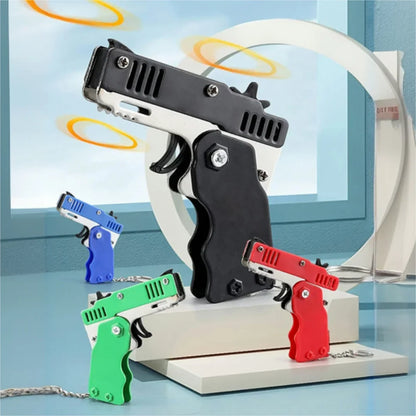 Mini Folding Rubber Band Launcher
