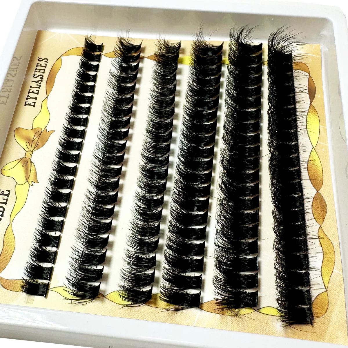 640PCS 5D Fluffy Lash Clusters – 30D-100D Mixed Volume DIY Individual Eyelash Extensions