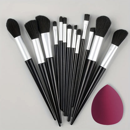 Professional Makeup Brush Set – 13pcs / 33pcs with Sponges & Tools