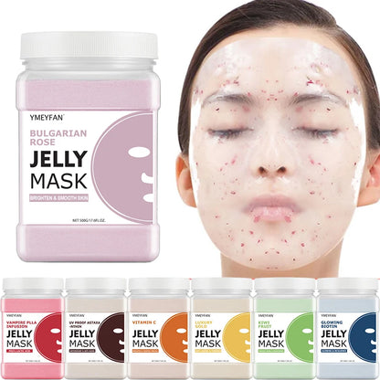 Professional Jelly Face Mask Powder – Hyaluronic Acid Hydrating & Whitening Peel Mask 💆‍♀️✨