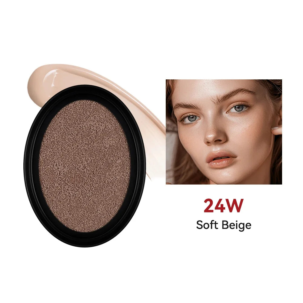 Cushion Refill Foundation – Waterproof, Semi-Matte & Long-Lasting (72H Wear)