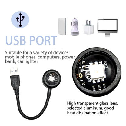 Sunset Lamp LED USB Rainbow Projector – Neon Night Light for Bedroom & Photography