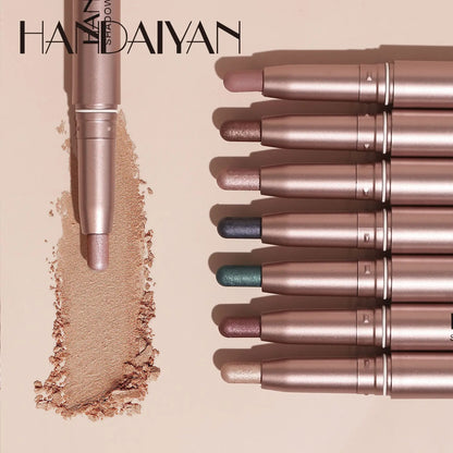 Double-Head Eyeshadow Stick – Shimmer & Matte Cream Pencil (Waterproof, Long-Lasting)