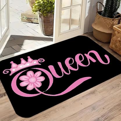 Queen Floral Crown Doormat