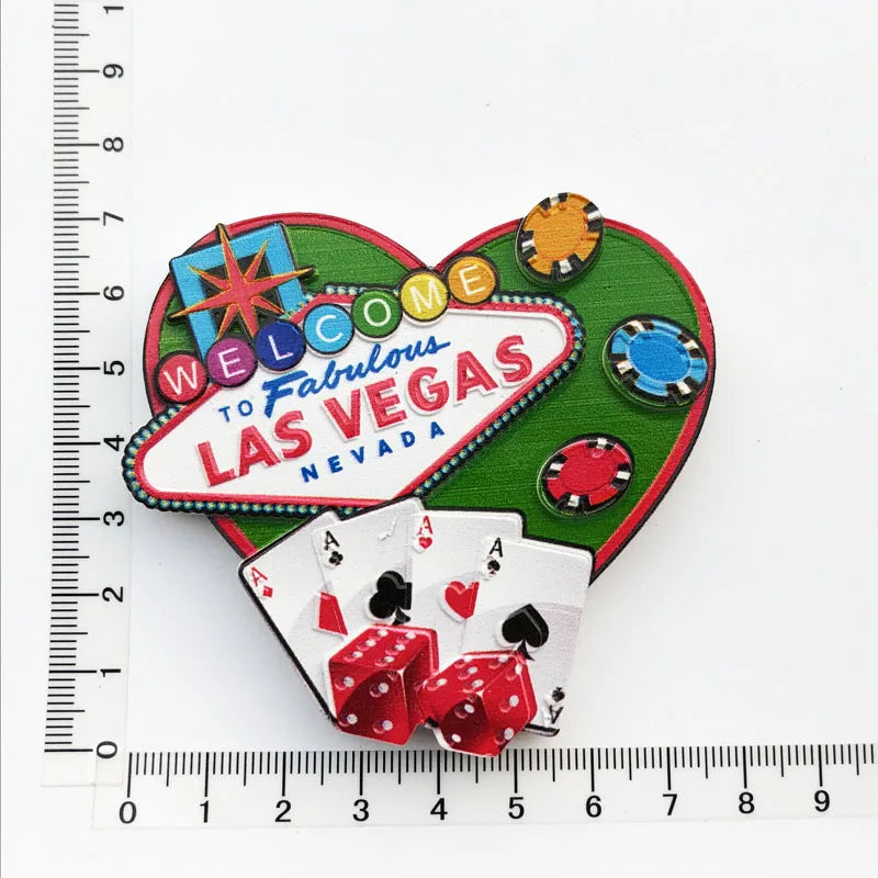 Las Vegas Souvenir Fridge Magnet