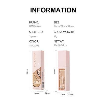 Matte Liquid Concealer – Long-Lasting, Oil-Control & Full Coverage (10ml)