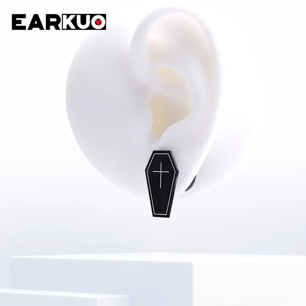 Acrylic Cat OUIJA Ear Plugs – Witch Poker Tunnels & Stretchers (2PCS)