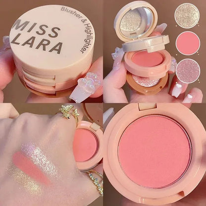 3-in-1 Bronzer, Blush & Highlighter Palette – Shimmer & Matte Glow