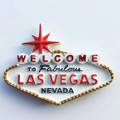 Las Vegas Souvenir Fridge Magnet