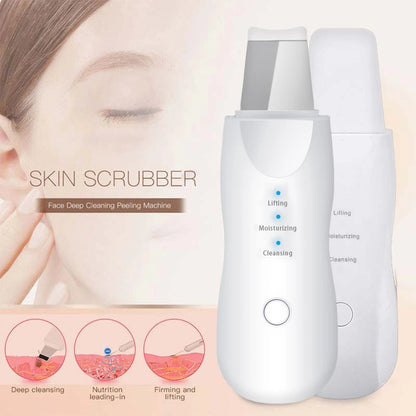 5-in-1 Ultrasonic Skin Scrubber &amp; Facial Beauty Kit – Deep Clean, Lift, Glow