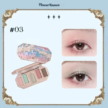 Flower Knows Moonlight Mermaid Eyeshadow Palette – 8 Magical Shades to Mesmerize