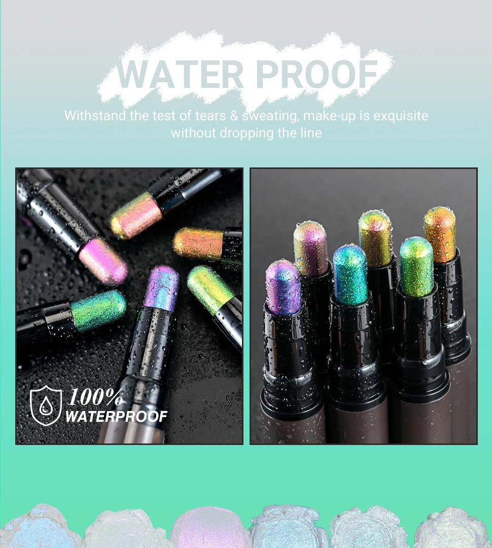 2-in-1 Multichrome Glitter Eyeshadow Stick