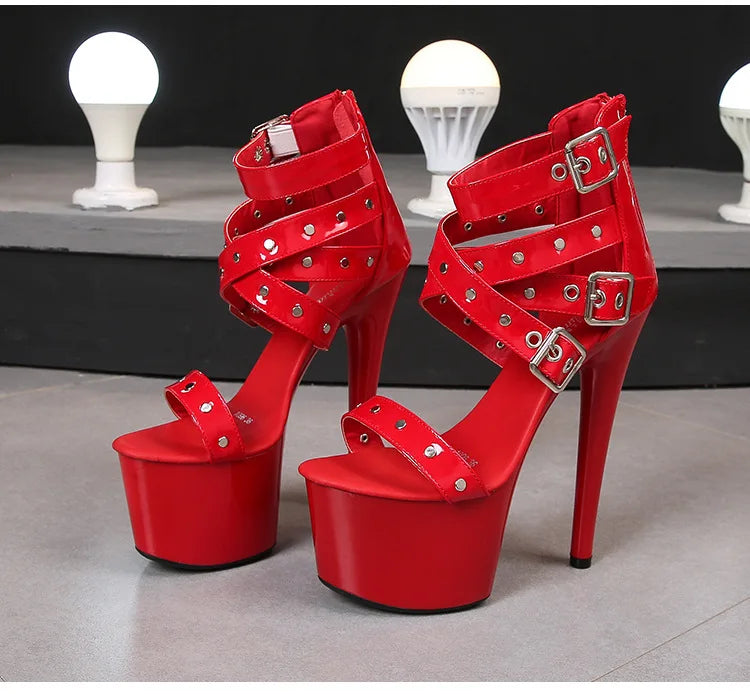 Platform Stiletto Heel Sandals