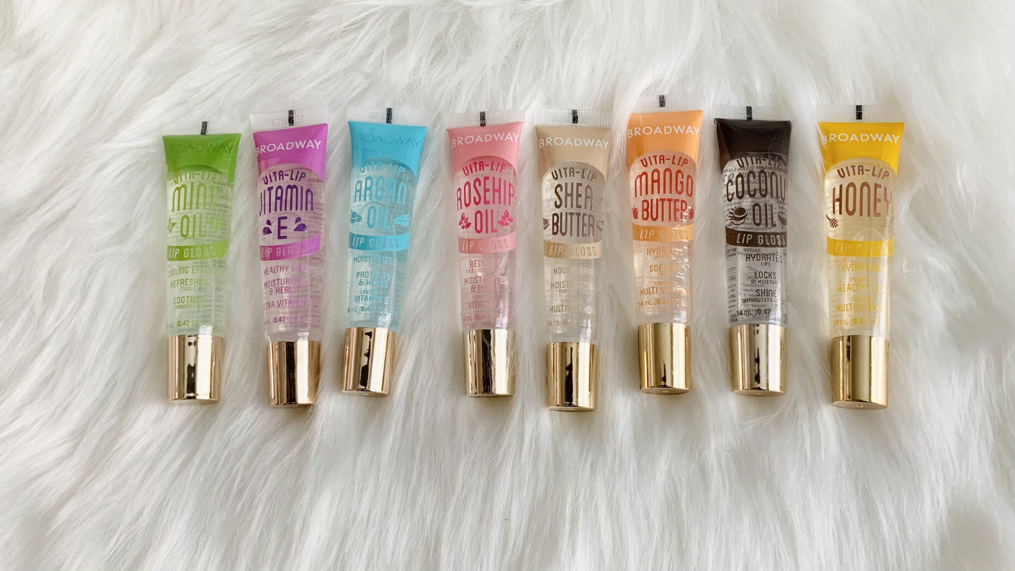 Broadway Vita-Lip Lip Gloss 8-Piece Bundle